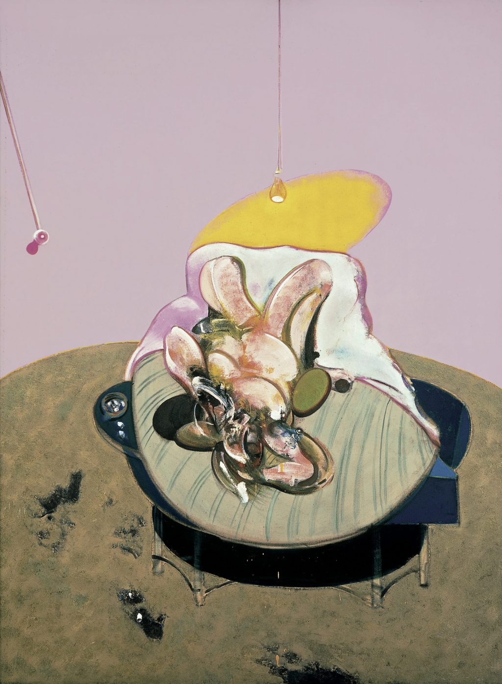 painting by francis bacon at fondation beyleler, bureau n