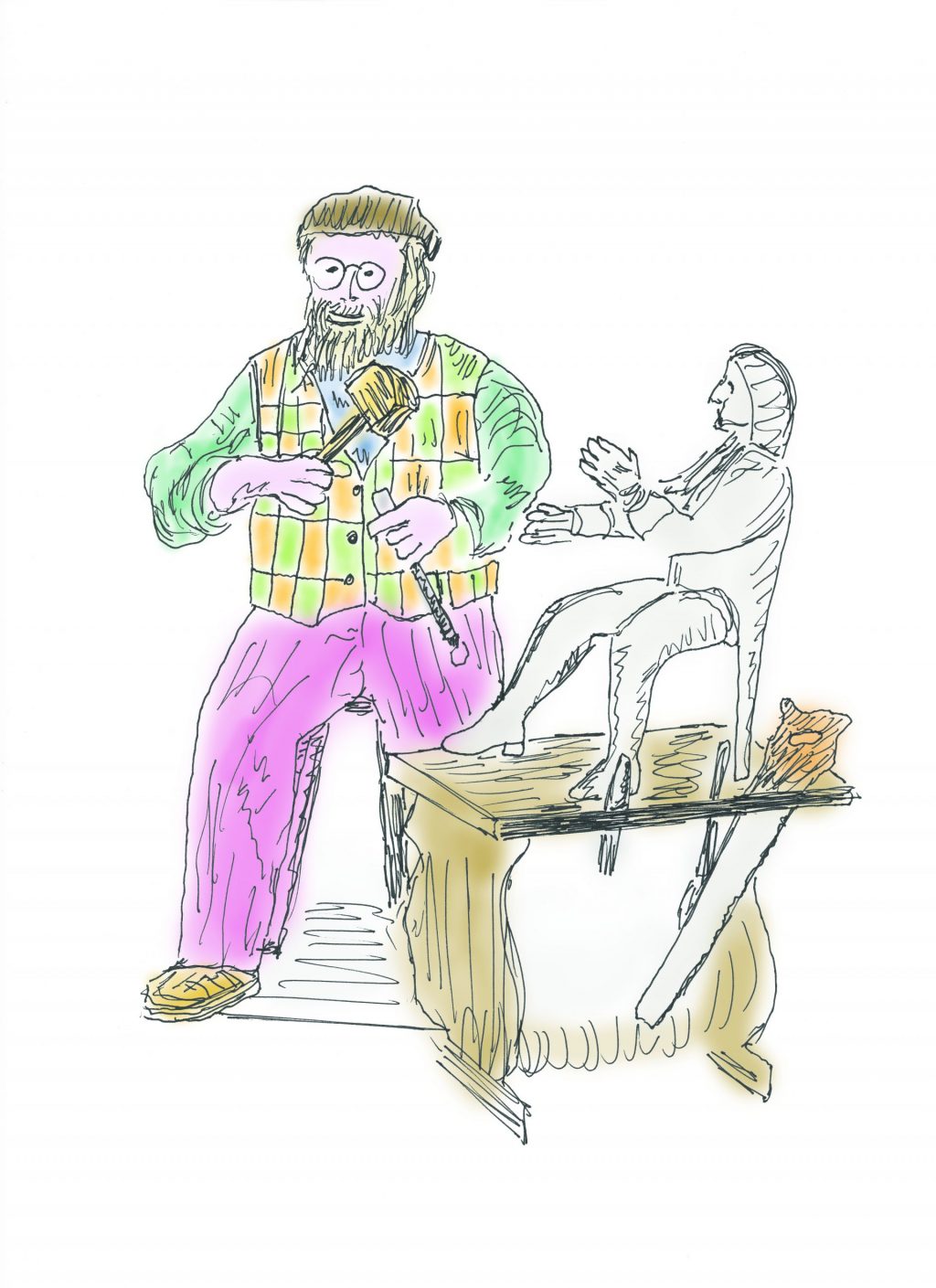 mondo cane drawing, brussels