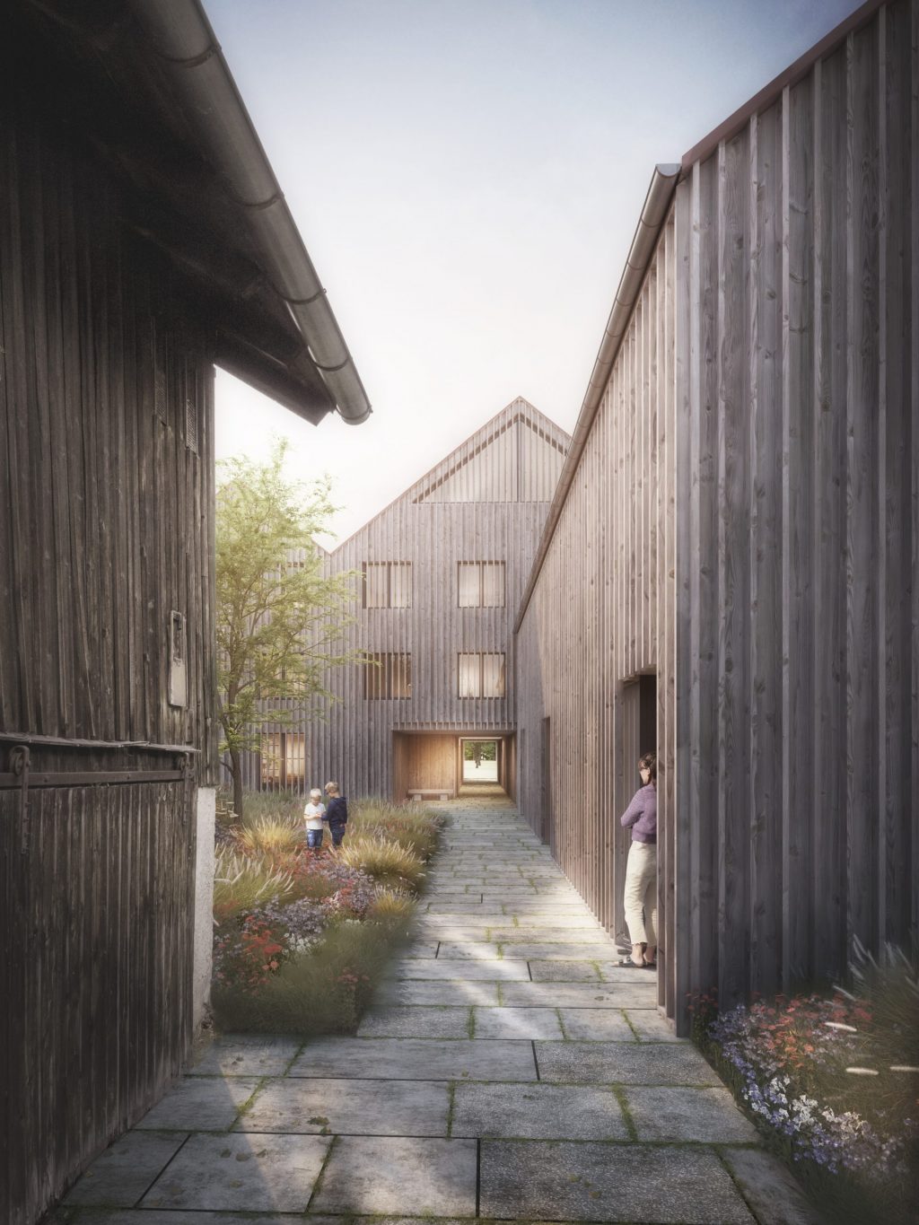 rendering of derzbachhof, a project by euroboden