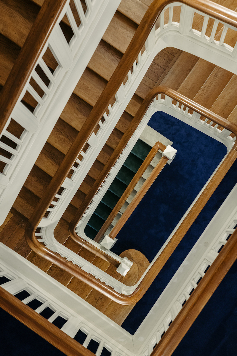 stairway in ameron hotel in frankfurt