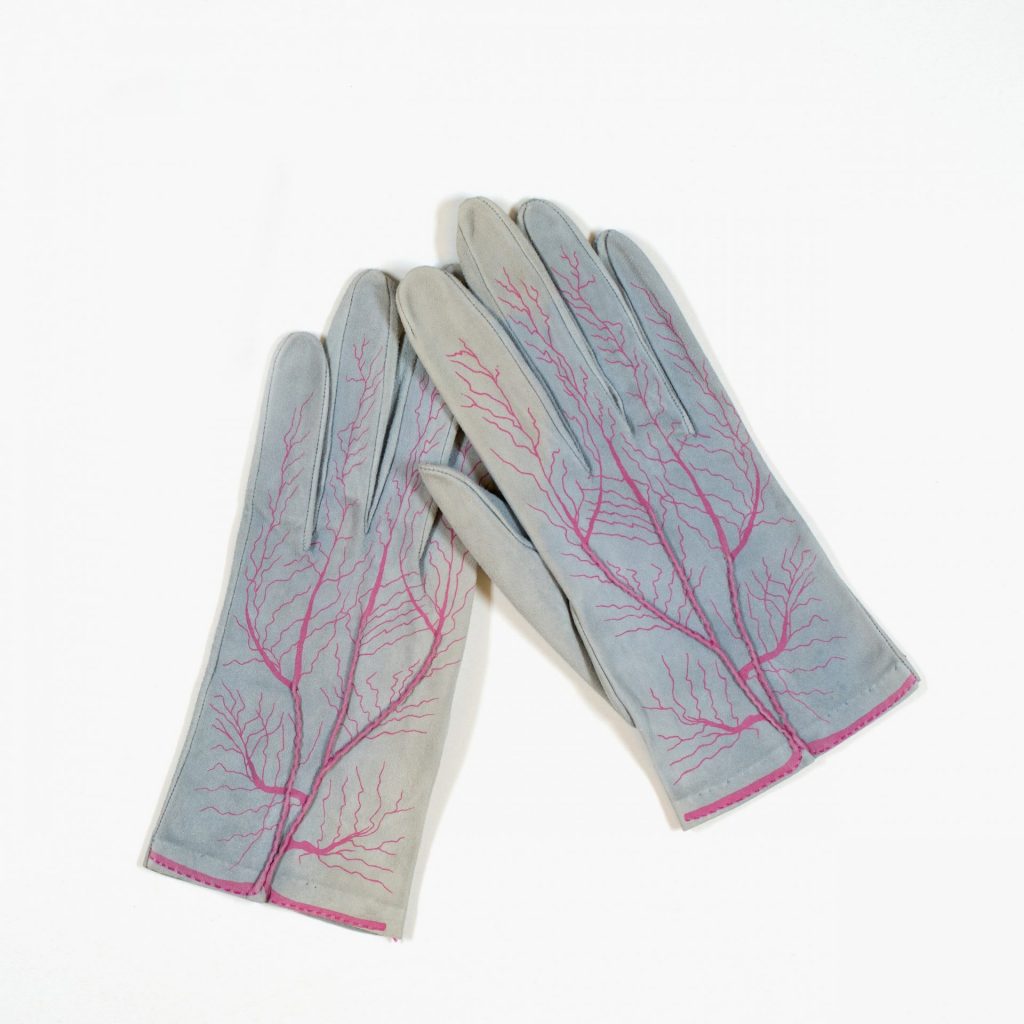 gloves by oppenheim, exhibited at vitra design museum
