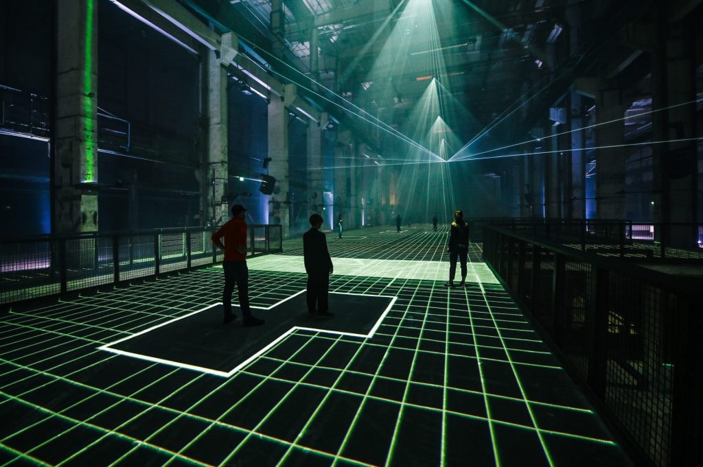 installation at kraftwerk, by refik anadol