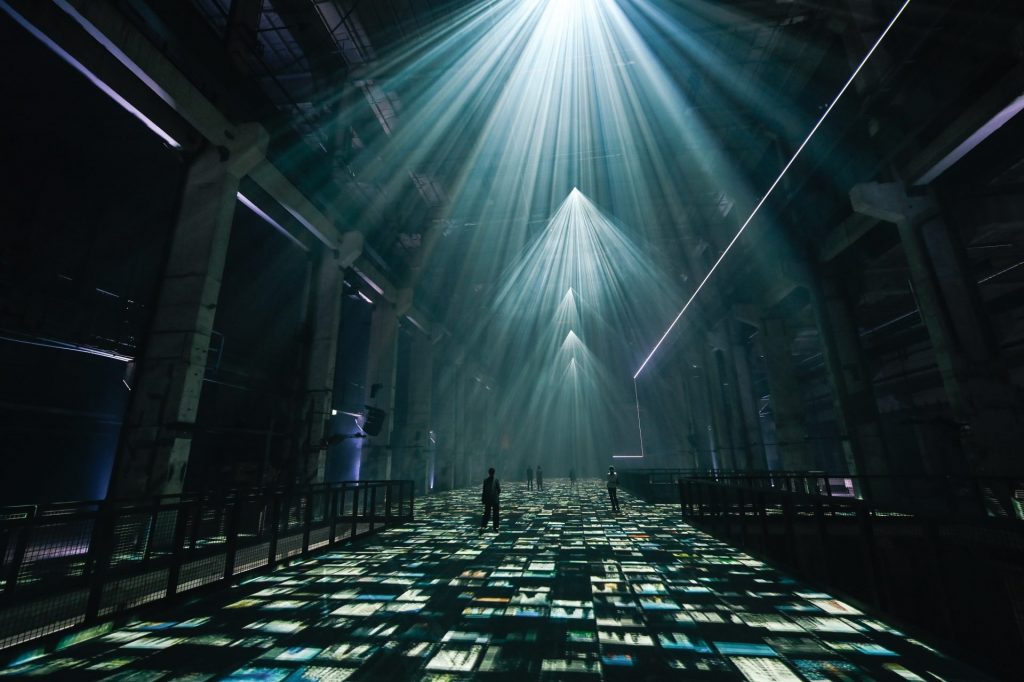 installation at kraftwerk, by refik anadol