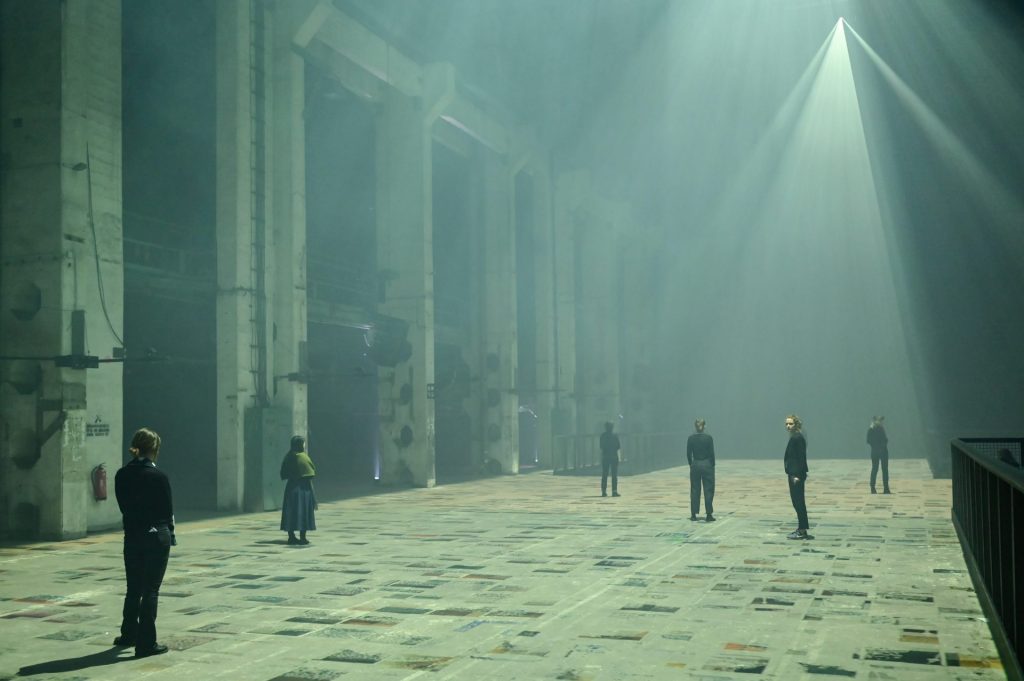 installation at kraftwerk, by refik anadol